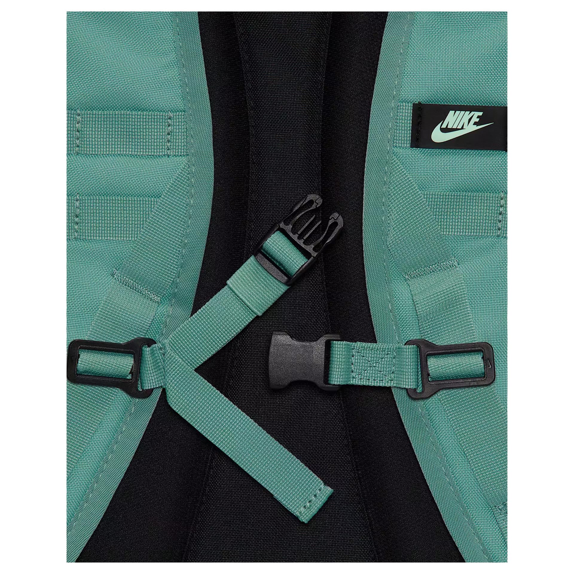 Рюкзак Nike Sportswear Ткань Рюкзак Стандартный (Standard) Унисекс Cannons Серый и Черный Пена Мятно-Зеленый - изображение 9