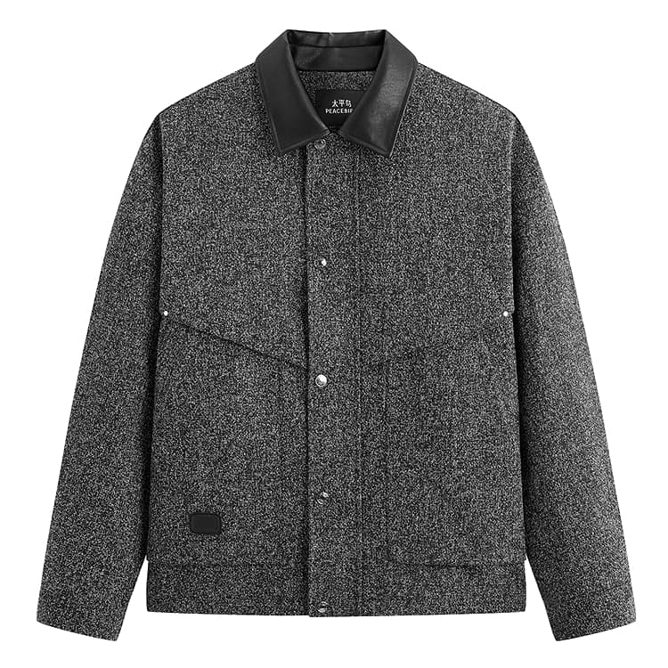 Куртка PEACEBIRD MEN Мода вдохновленная Chanel Повседневная Куртка Мужская - изображение 1