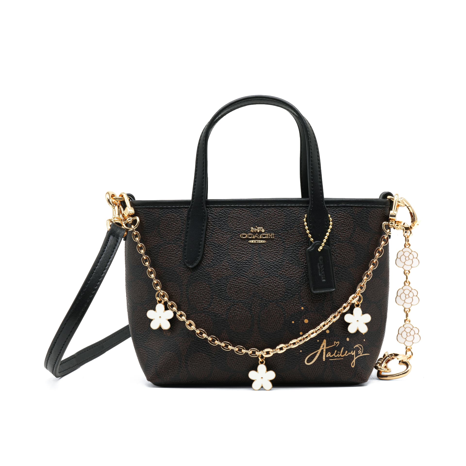 Сумка Coach City 15 Black Tote - изображение 1
