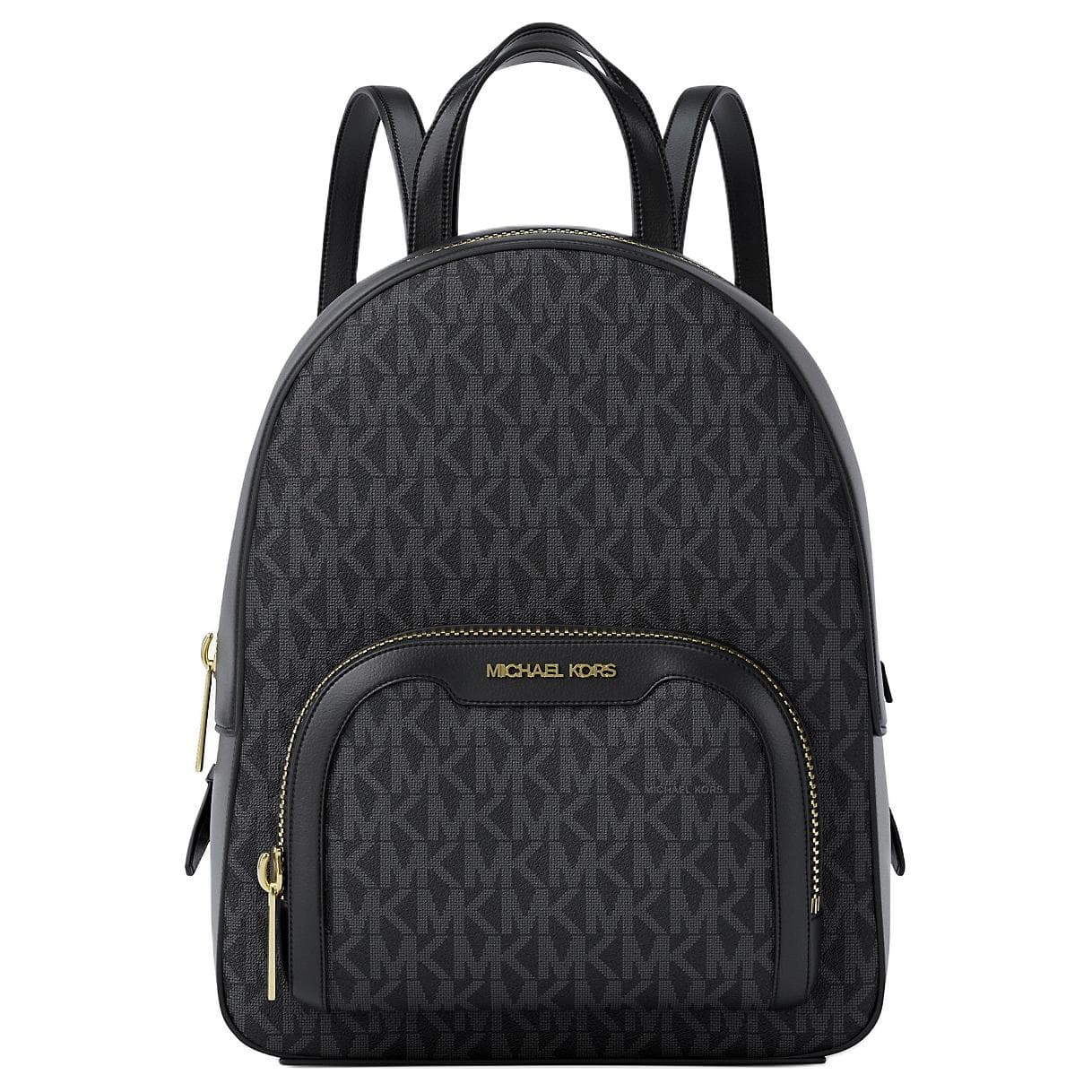 Рюкзак MICHAEL KORS Jaycee Покрытый холст Рюкзак Мини-версия Женские Черный - изображение 1