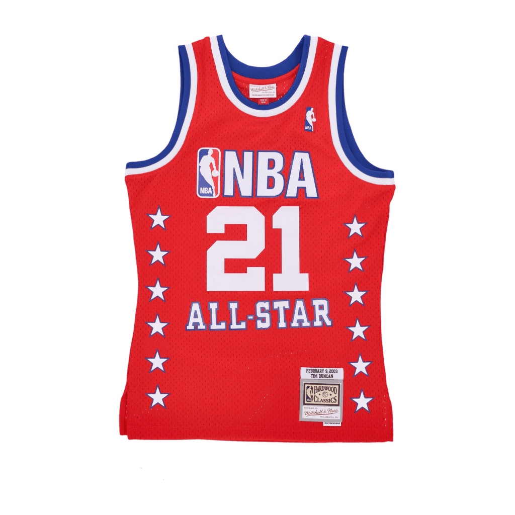 Баскетбольная майка Mitchell Ness MN Баскетбольная Джерси Фанатская Версия Мужская Красная - изображение 1
