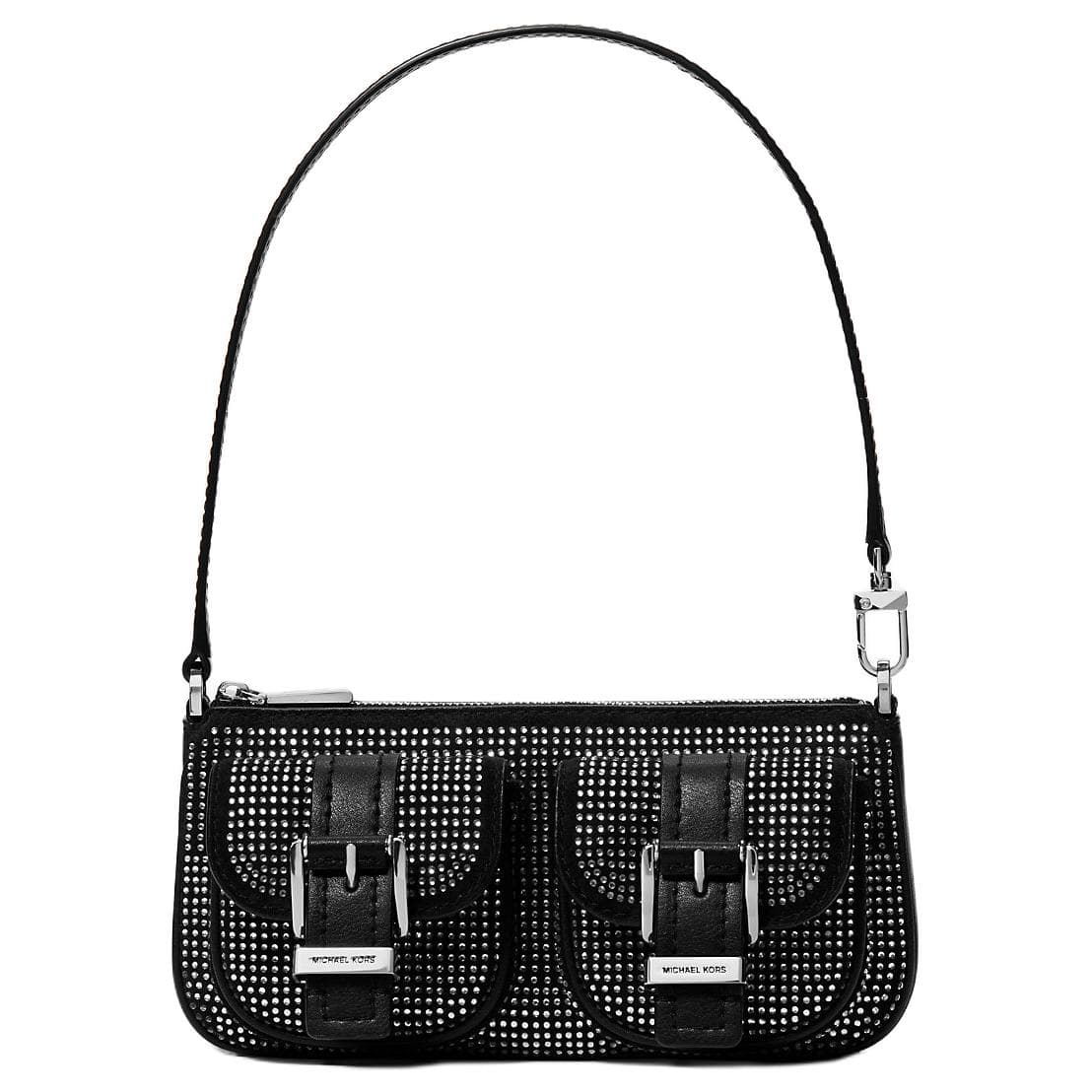 Мини-сумка MICHAEL KORS Zoe Спилок коровьей кожи Сумки через плечо Маленький Женские Черный - изображение 1