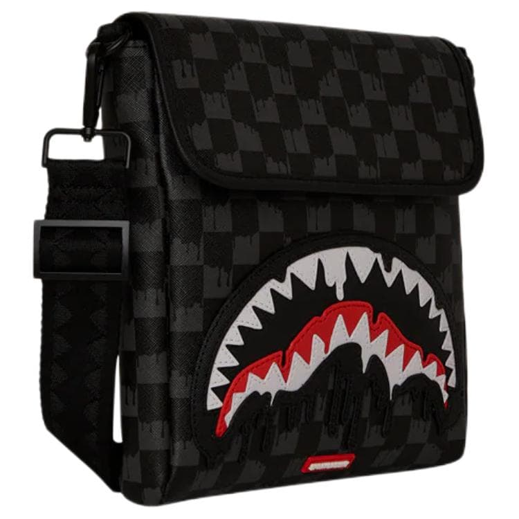 Сумка через плечо SPRAYGROUND Искусственная кожа Курьерская сумка Сумка через плечо Большая Унисекс Черная - изображение 2