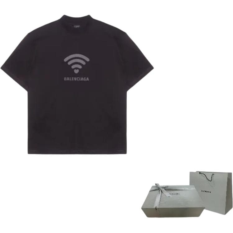 Футболка Balenciaga Balenciaga 520 SS24 WIFI LogoT - изображение 10