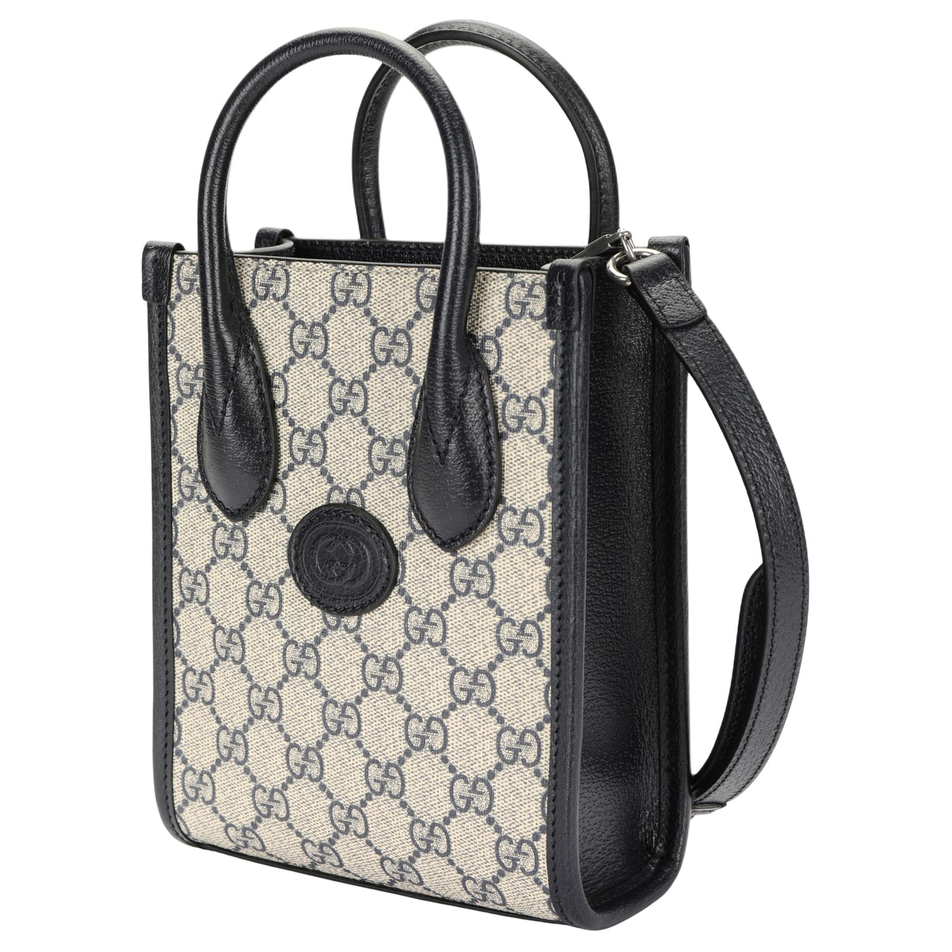 Сумка Gucci Tote Bag Blue/Beige - изображение 2