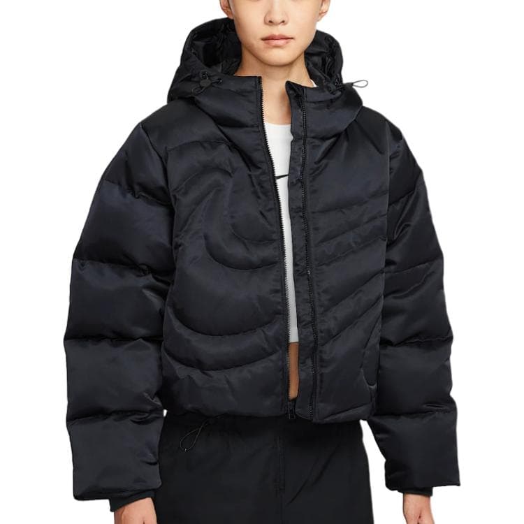 Пуховик Nike Sportswear Swoosh SERIES Коллекция Therma Форма Оверсайз (oversize) Пуховик Женский - изображение 3