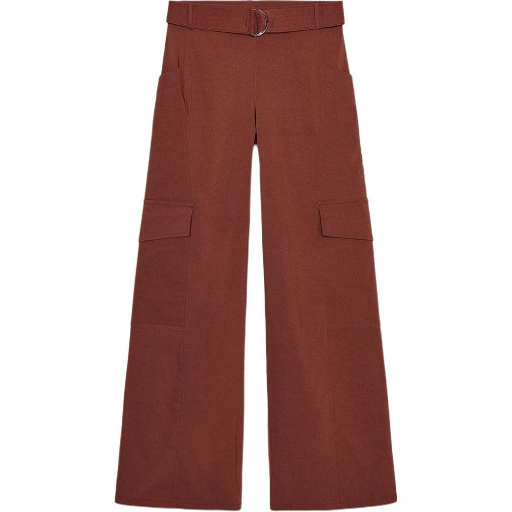 ZARA Коричневые Женские Карго Брюки - изображение 1