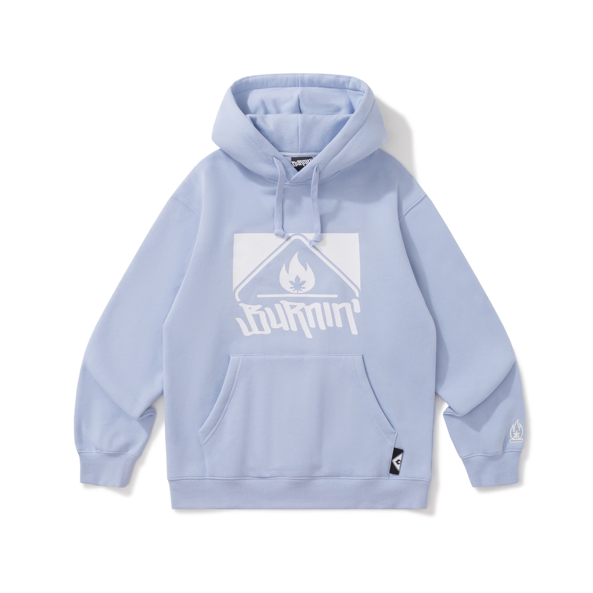 Худи BURNIN Hoodie Square Logo Print - изображение 2