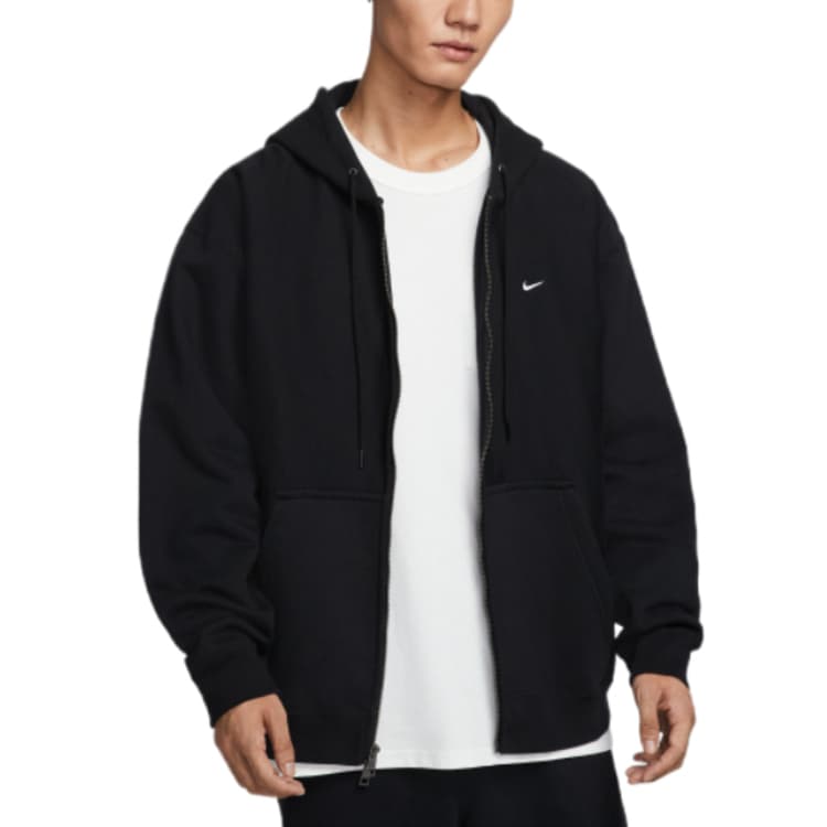 Куртка nike Solo Swoosh Черные Мужские Куртки - изображение 3