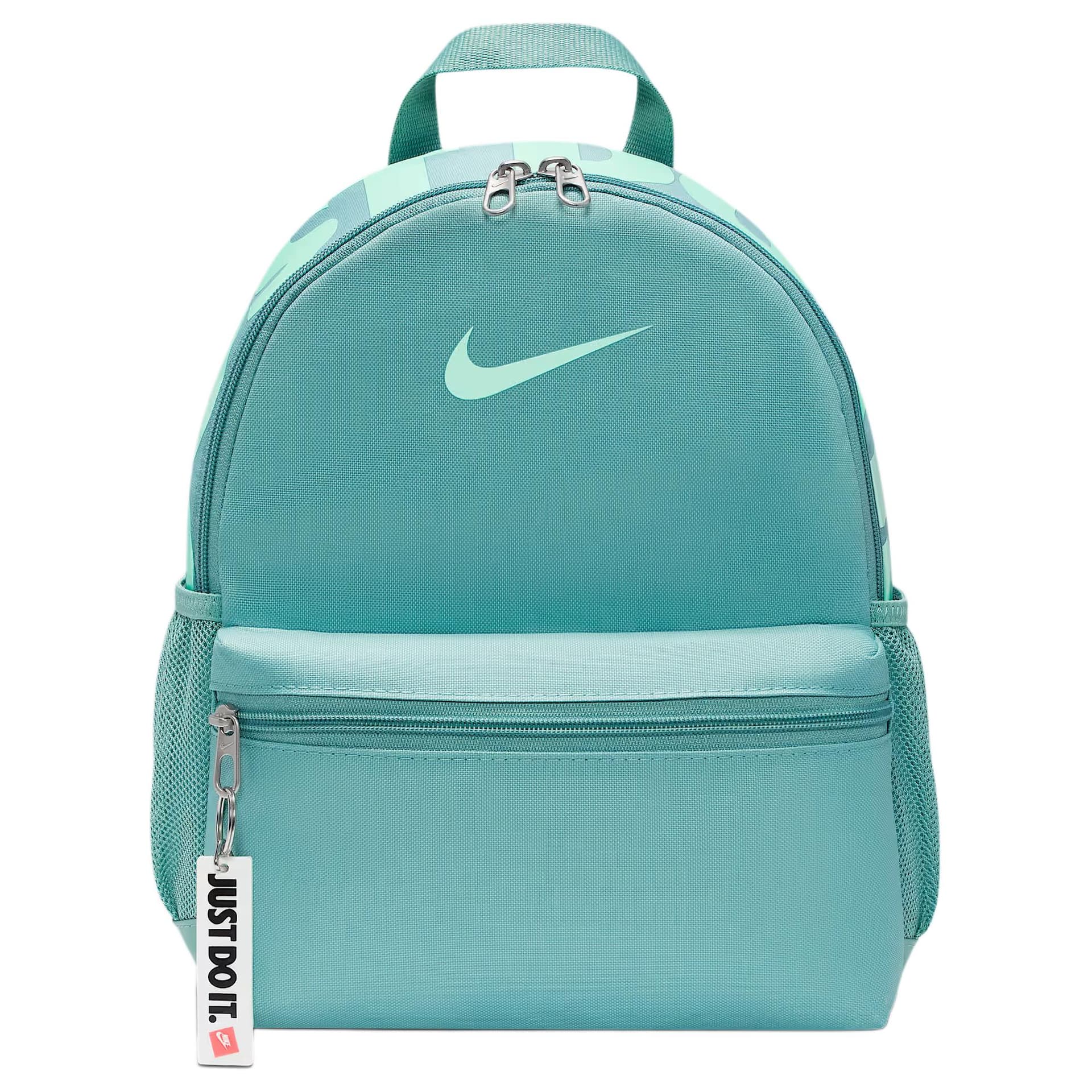Рюкзак Nike Brasilia Ткань Рюкзак Стандартный (Standard) Унисекс Металлический Серый и Пена Мятно-Зеленый - изображение 1