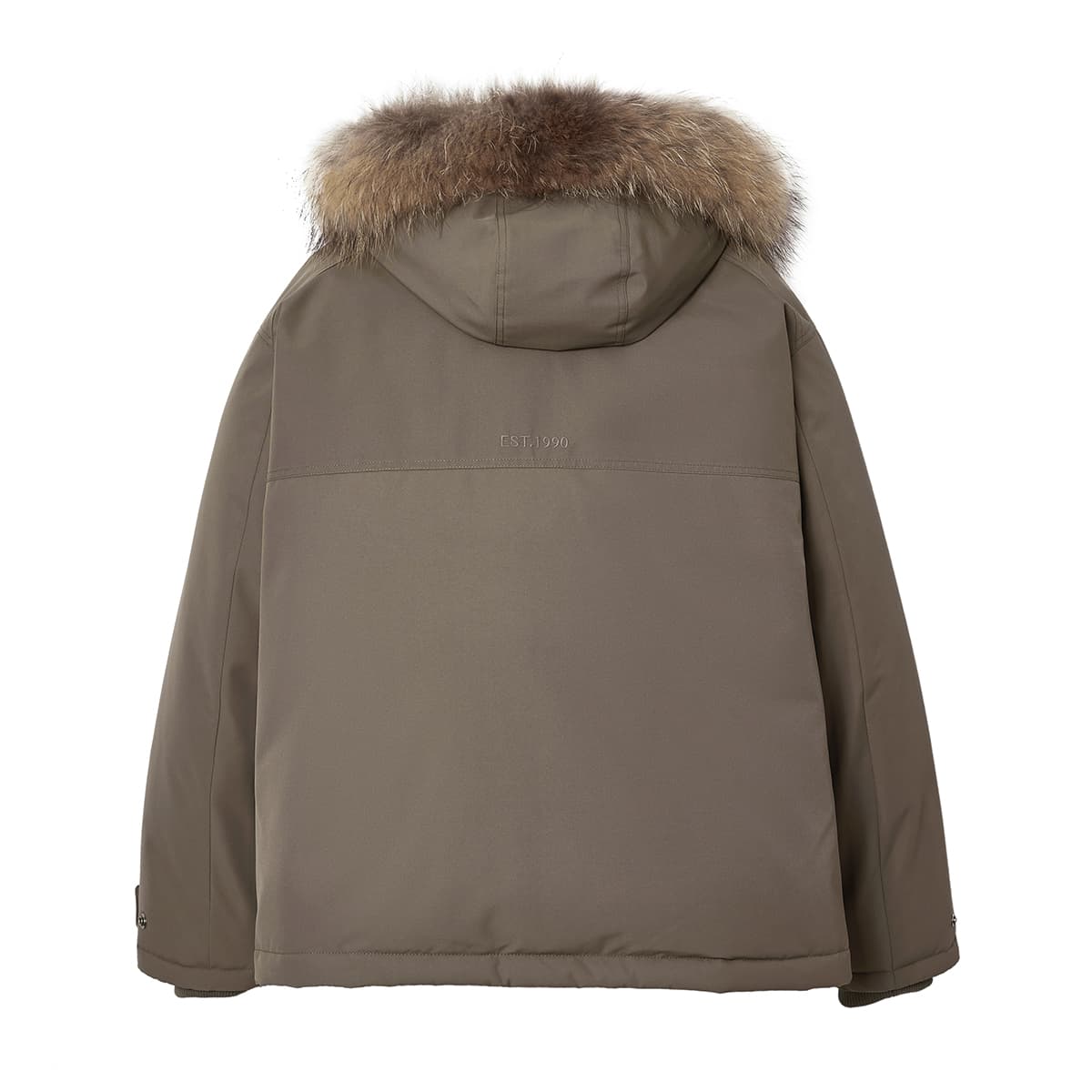 Зимняя куртка JACK&JONES Водонепроницаемый мужской пуховик с капюшоном и съемным воротником, свободный покрой, удобный и модный - изображение 2