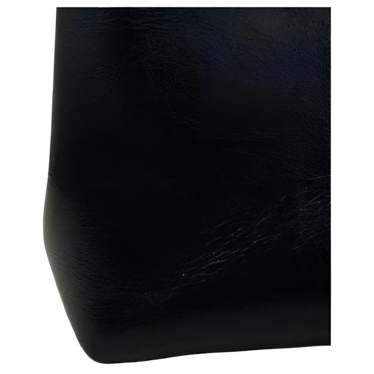 Сумка LONGCHAMP Le Roseau Коровья кожа Сумка через плечо Маленькая Женская Черная - изображение 3
