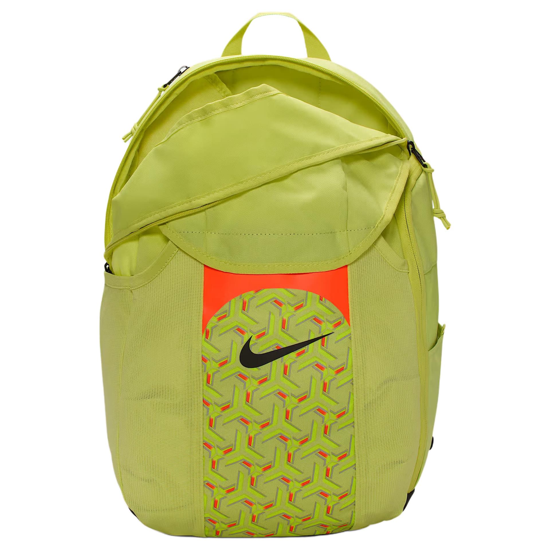 Рюкзак Nike ACADEMY Ткань Рюкзак Стандартный (Standard) Унисекс Яркий Лайм Оранжевый Красный Черный - изображение 5