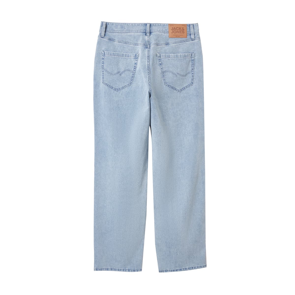 Штаны JACK&JONES Мужские джинсы свободного покроя с эффектом потертости, классические, универсальные, удобные для повседневной носки - изображение 2