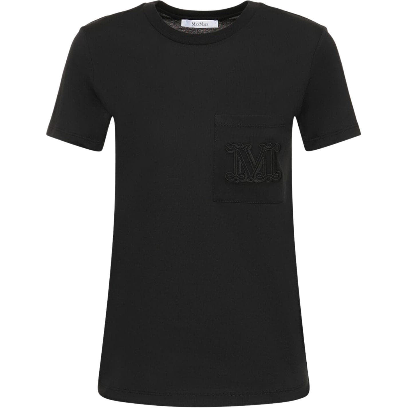 Футболка MaxMara Черные Женские Рубашки T