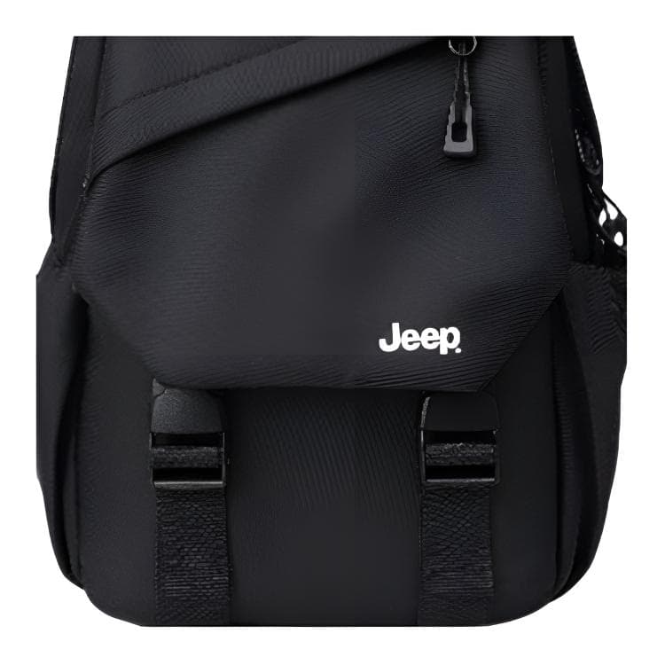 Нагрудная сумка Jeep Нейлоновая Сумка через плечо Слинг Сумка на плечо Стандартная Мужская Черная - изображение 4