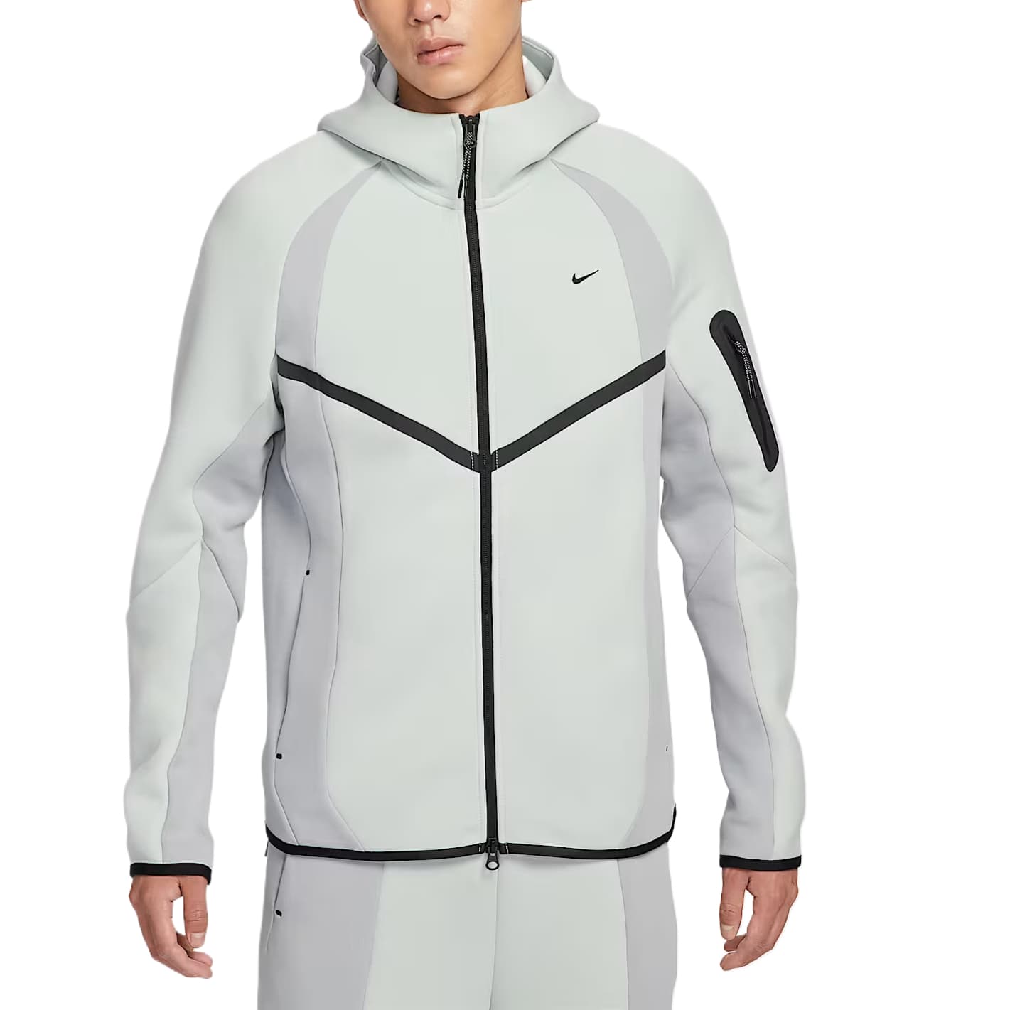 Куртка nike WINDRUNNER Свет Серебряный Мужская Куртка - изображение 3