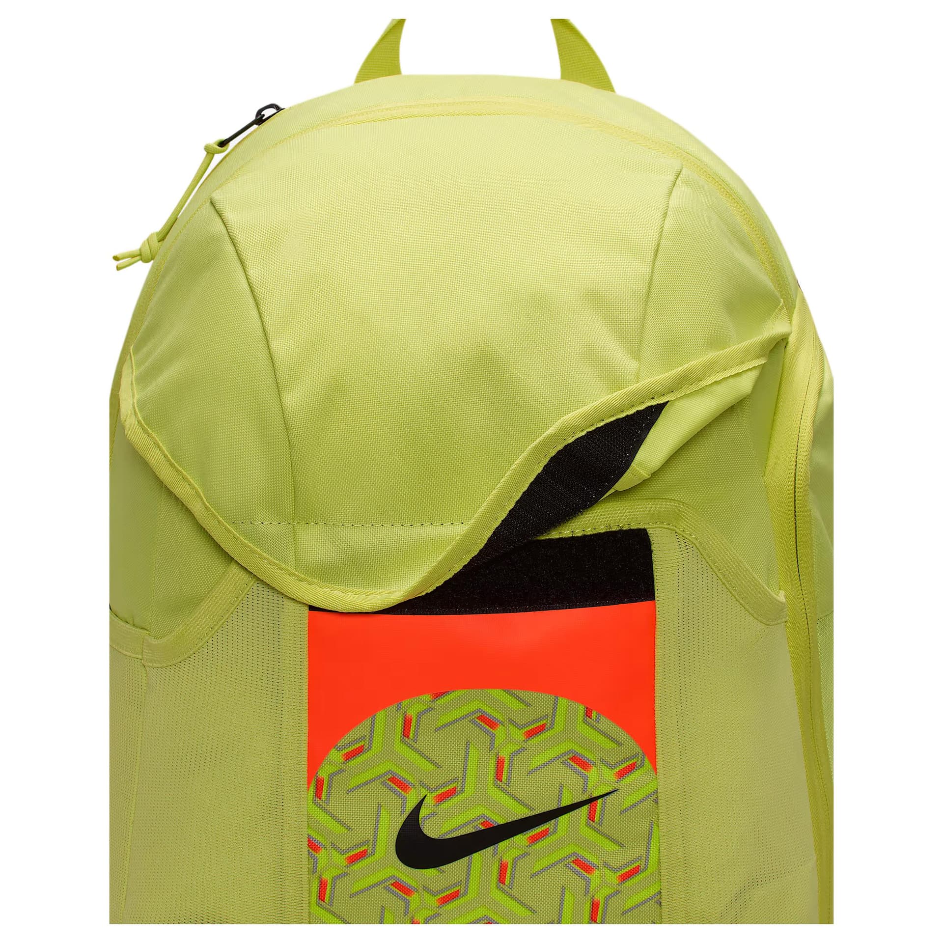 Рюкзак Nike ACADEMY Ткань Рюкзак Стандартный (Standard) Унисекс Яркий Лайм Оранжевый Красный Черный - изображение 6