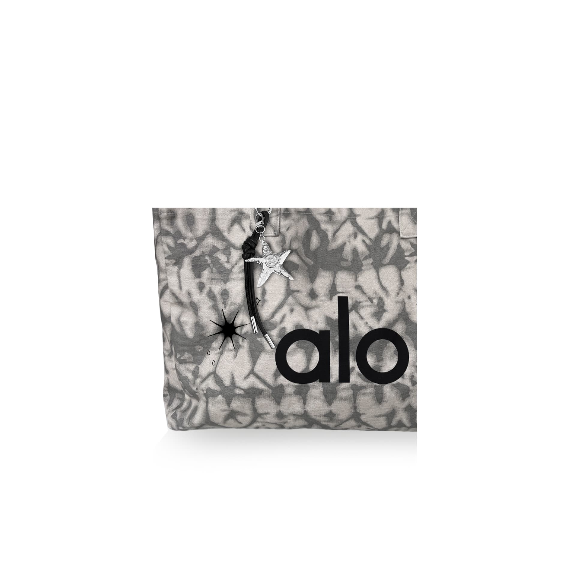 Мини-сумка alo yoga Qi Mu Tote Bag Large Gray - изображение 4