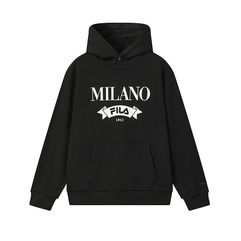 Худи FILA MILANO Толстовка Мужской Черный - изображение 1