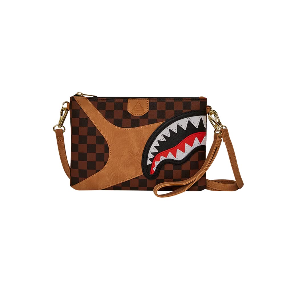 Сумка SPRAYGROUND PVC Клатч Унисекс Коричневый - изображение 1