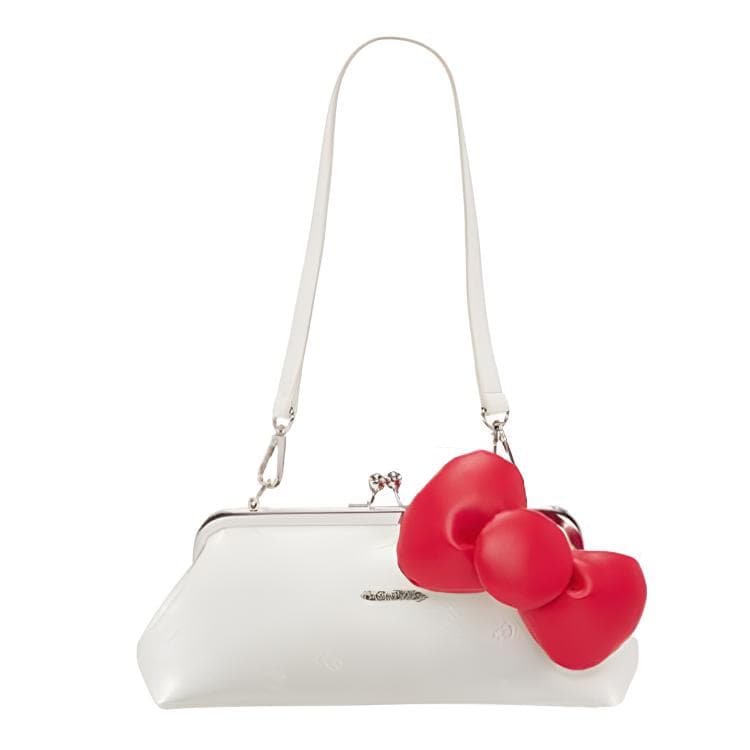Мини-сумка Sanrio PU (полиуретан) Crossbody Bag Стандартная Женская Экрю - изображение 2