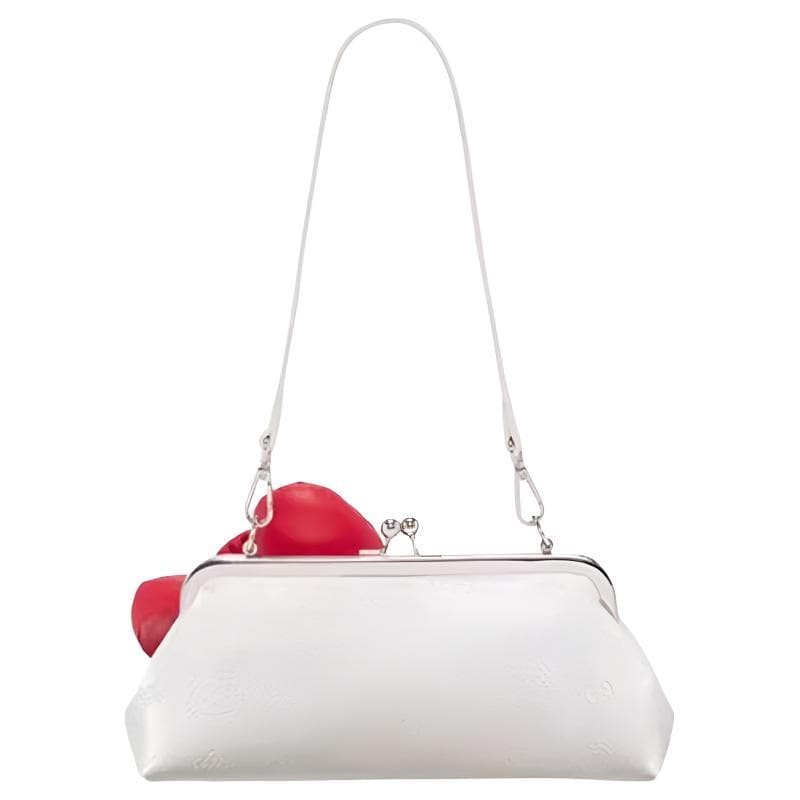 Мини-сумка Sanrio PU (полиуретан) Crossbody Bag Стандартная Женская Экрю - изображение 3