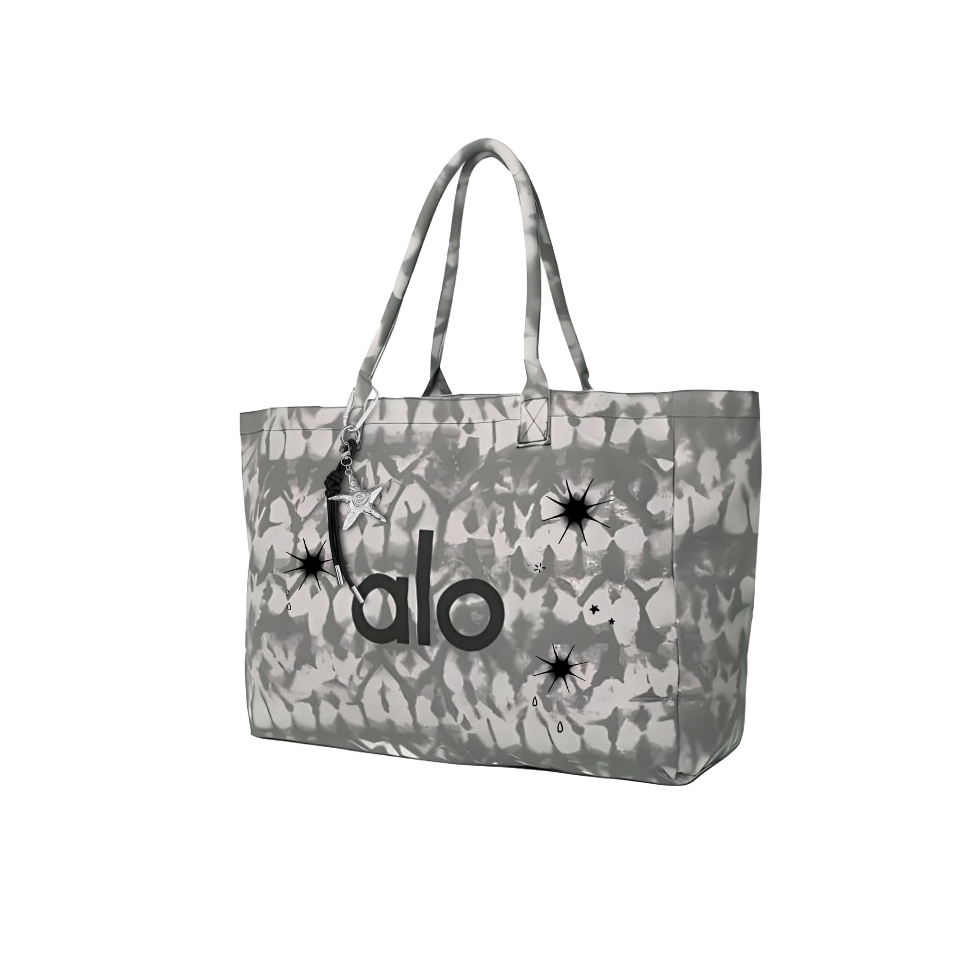Мини-сумка alo yoga Qi Mu Tote Bag Large Gray - изображение 3
