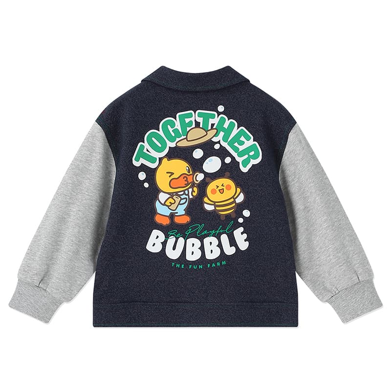 B.Duck Темно-синий Kids Куртки - изображение 2