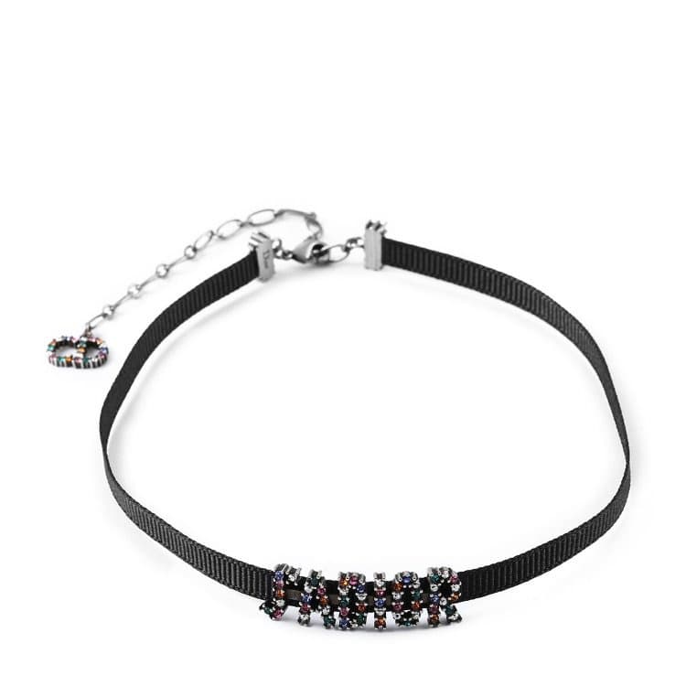 Ожерелье DIOR Сплав Циркон Ожерелье Унисекс Черный - изображение 1