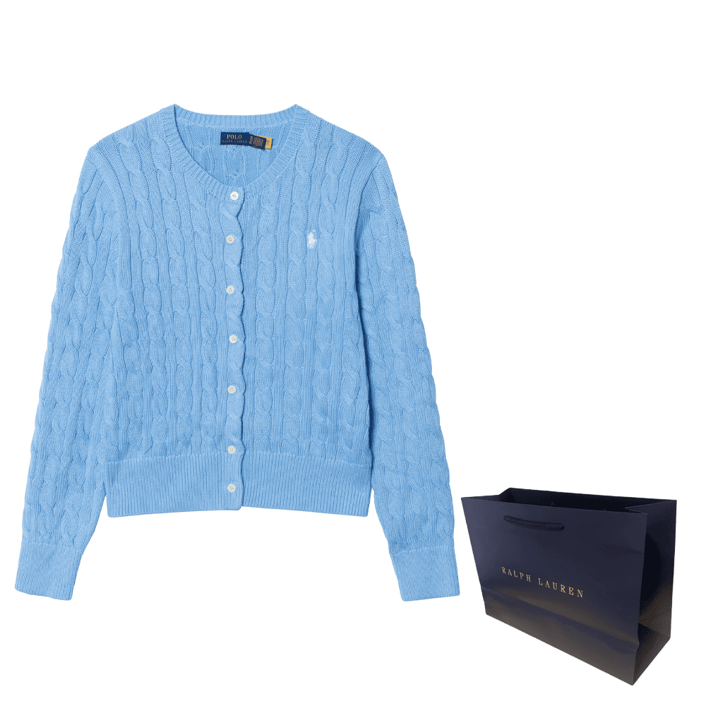Кофта Polo Ralph Lauren FW25 Трикотаж Стандартный размер Женские Синий - изображение 4