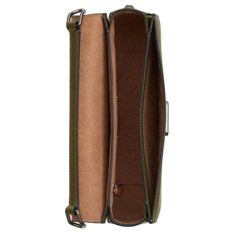 Мини-сумка COACH Harper Коровья кожа Сумка на плечо Средняя Женская Оливково-зеленая - изображение 3