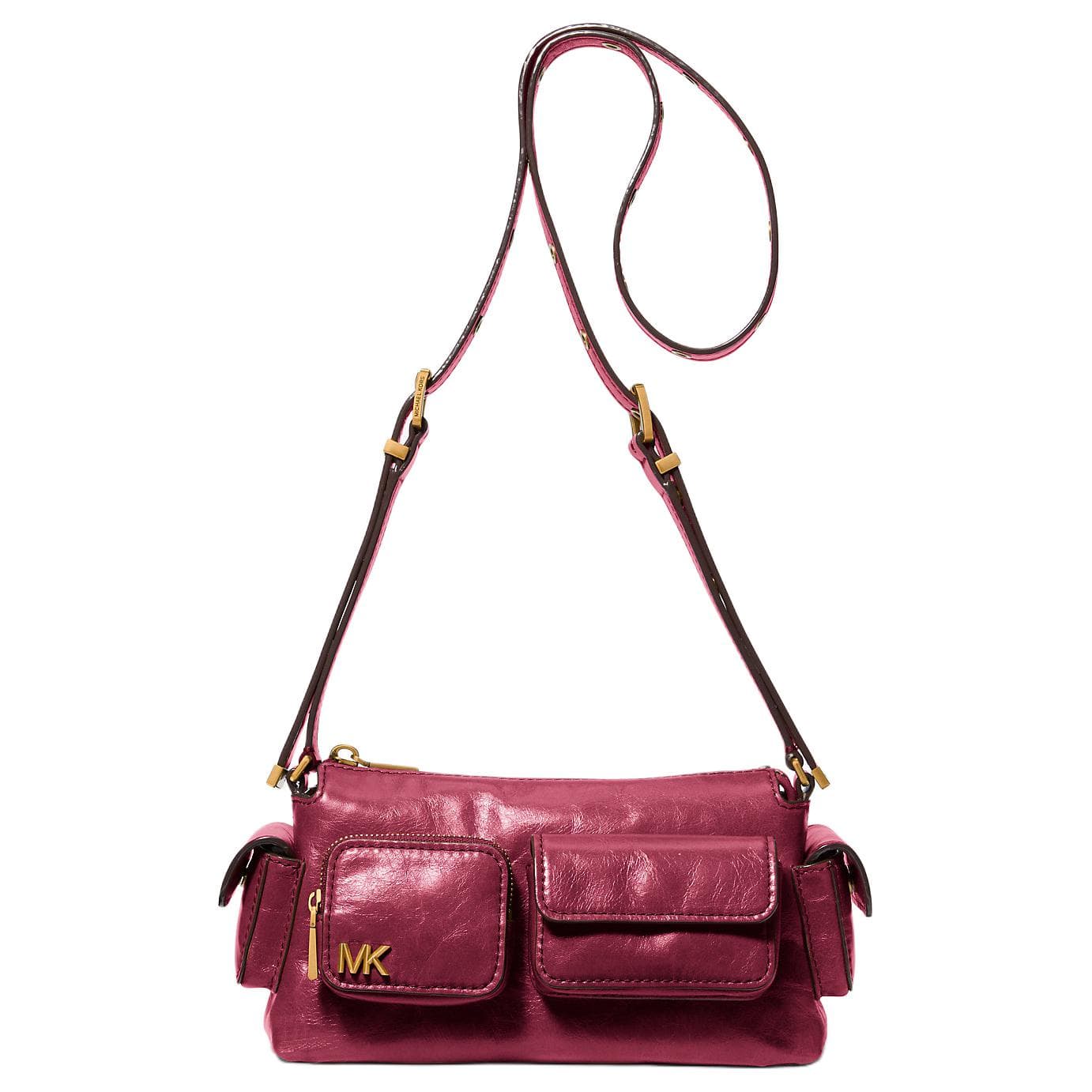 Сумка через плечо MICHAEL KORS DAKOTA Кожа Сумка через плечо Сумка на плечо Маленькая Женская Бордовая - изображение 1