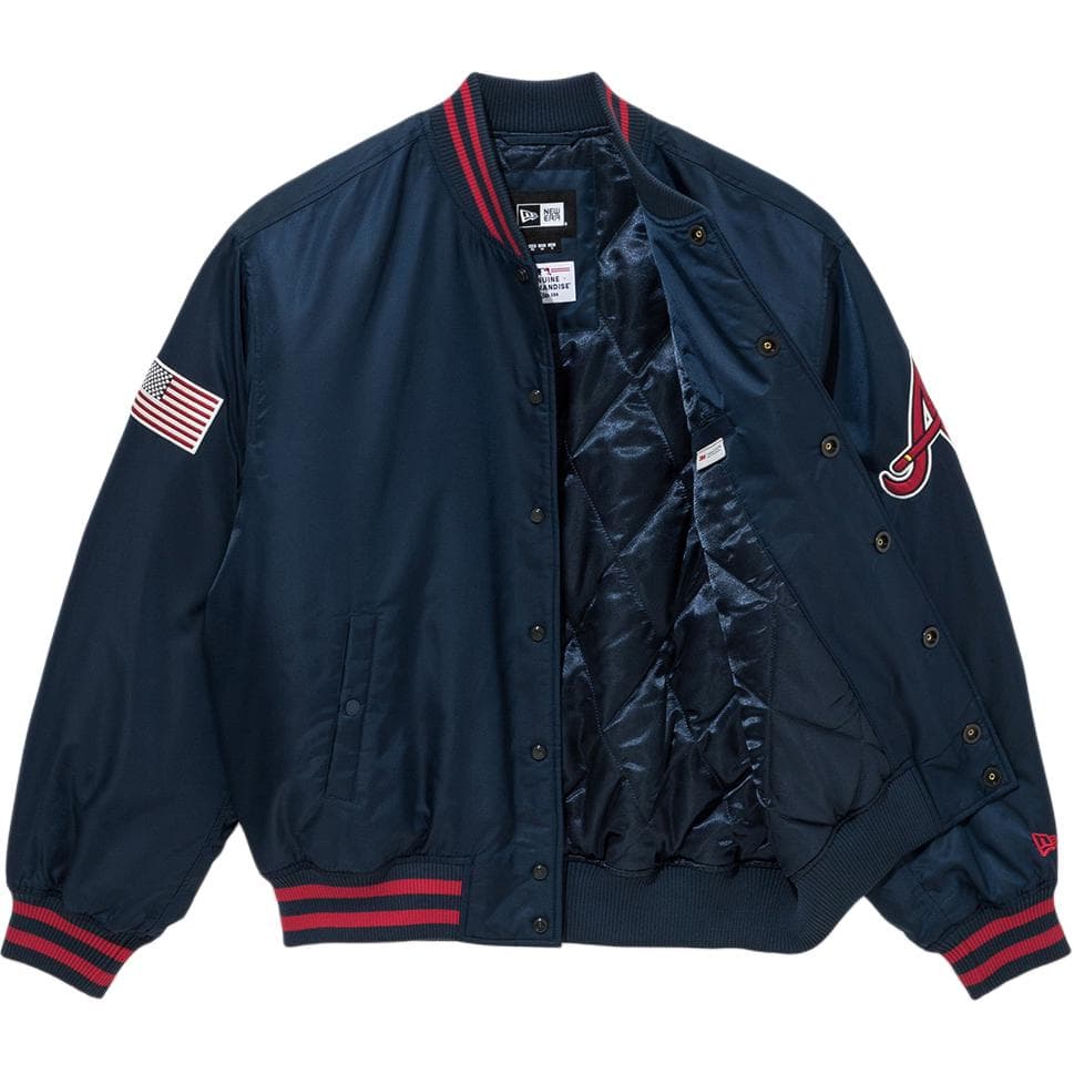 Бомбер New Era Fw25 Куртка Корейский стиль Унисекс - изображение 3