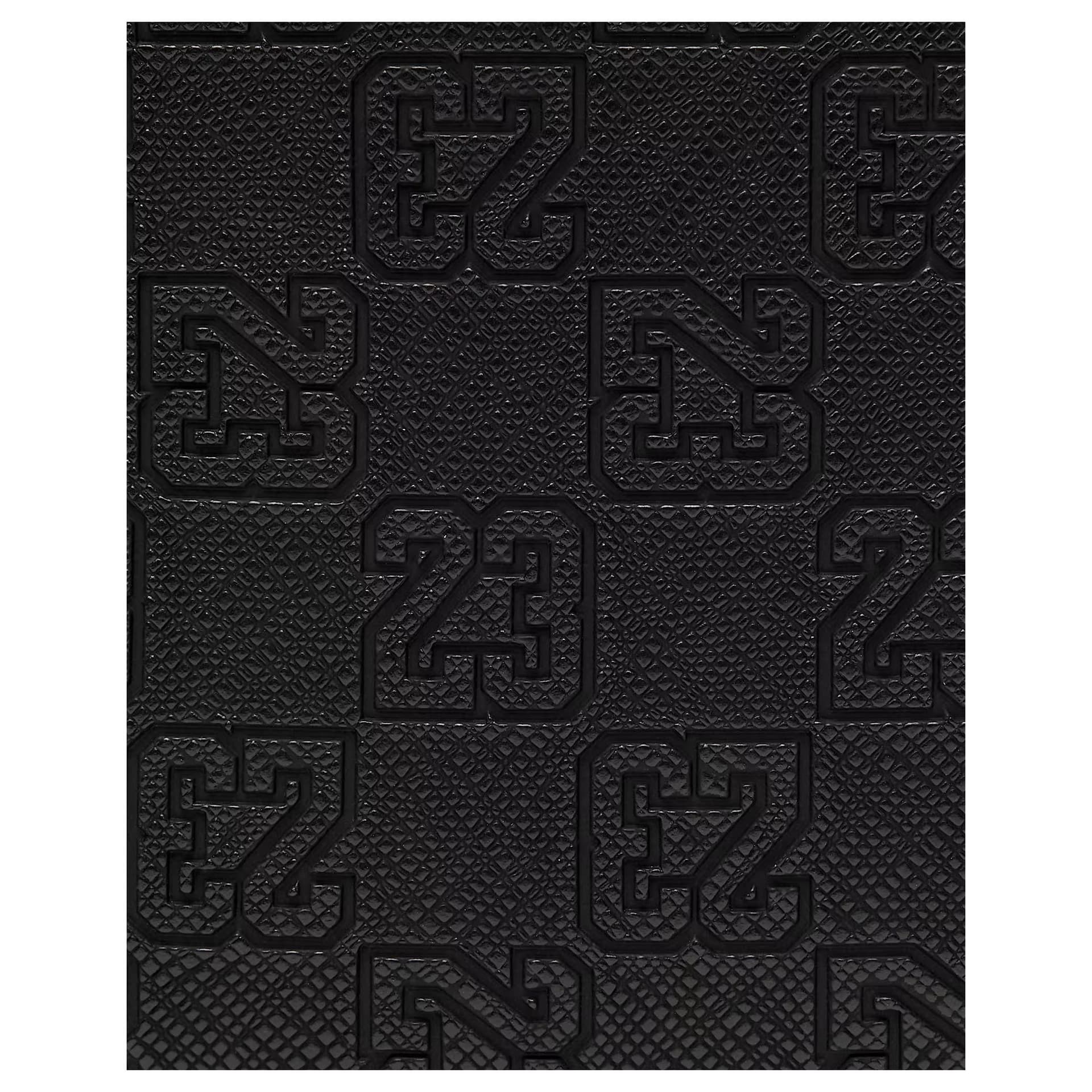 Сумка Jordan Monogram Тисненый узор Модный дизайн Через плечо Искусственная кожа Сумки Унисекс Парный Черный/золотой - изображение 6