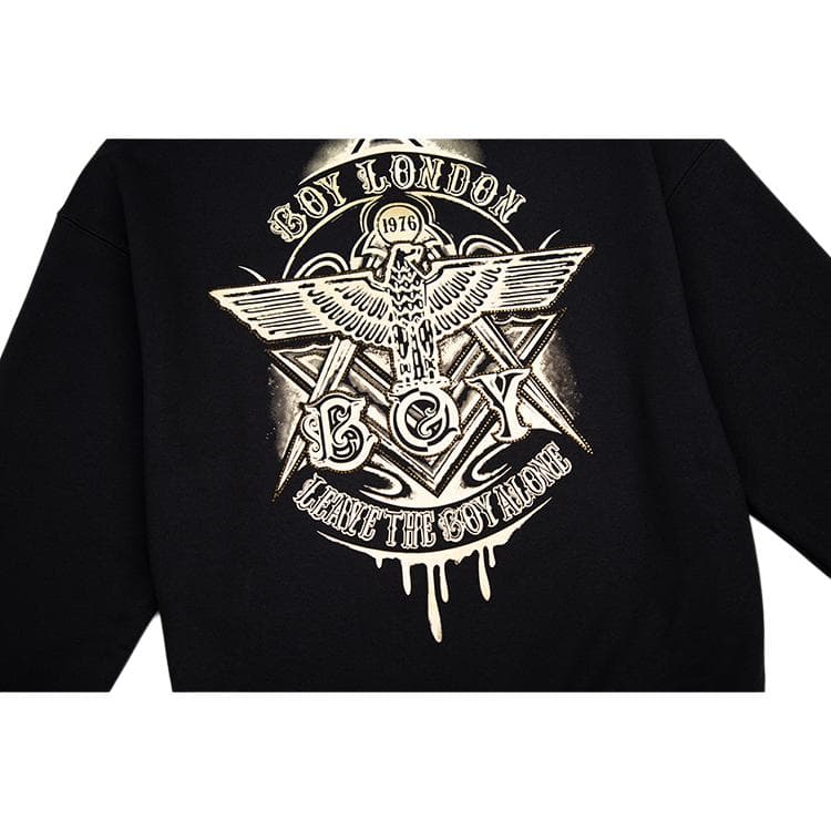 Худи Boy London Черные Мужские Толстовки - изображение 4