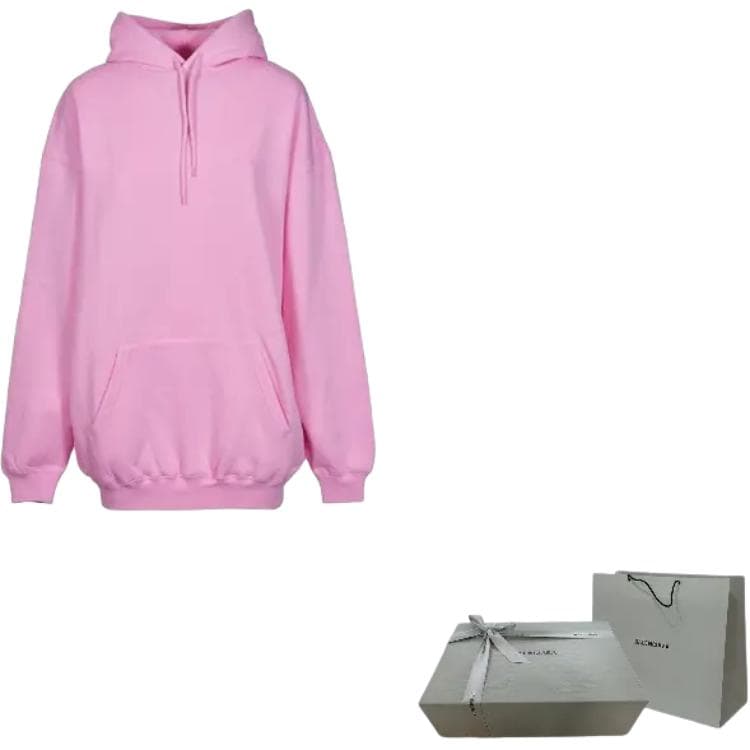 Худи Balenciaga SS21 Hoodie Pink - изображение 3