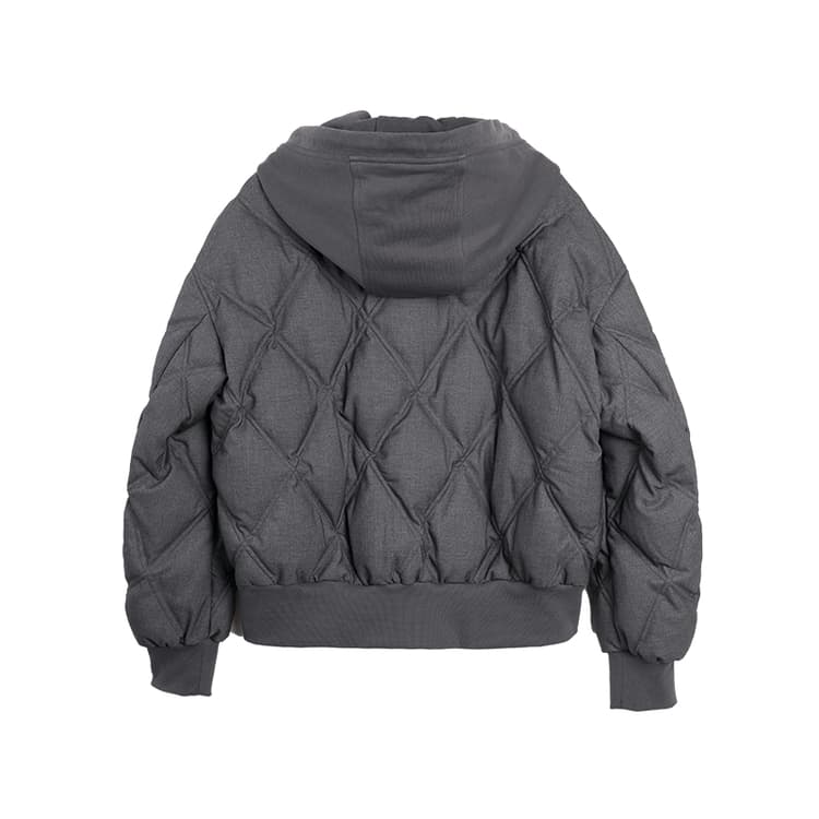 Пуховик ELLE Medium Gray Women's Down Jackets ELLE Средне-серый Женский Пуховик - изображение 2