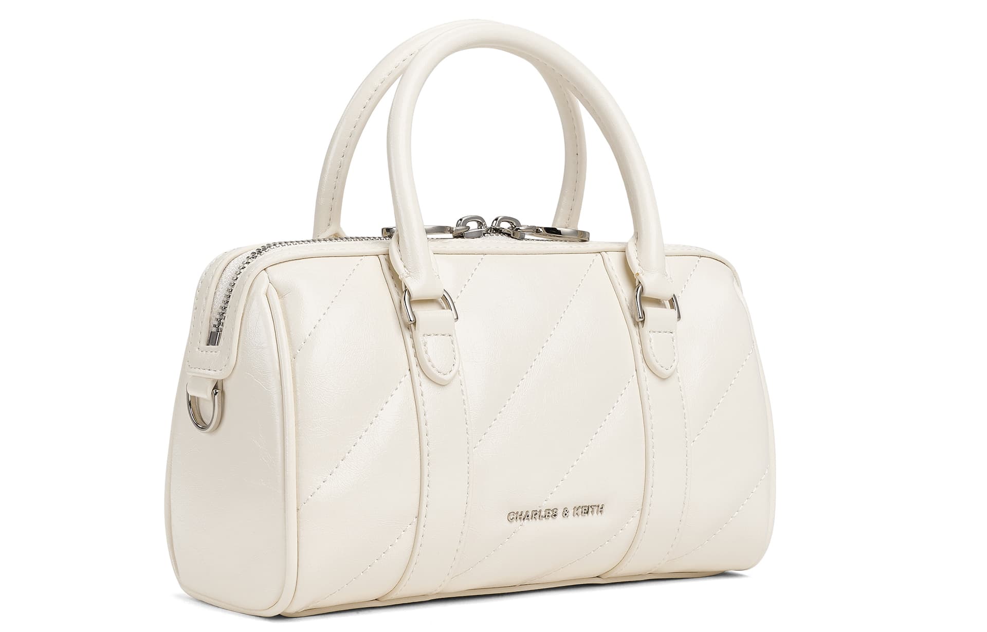 Сумка CHARLES KEITH ПУ (полиуретан) Бостонская сумка Сумки Маленький Женские Многоцветный - изображение 2