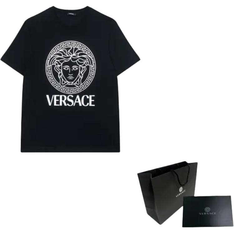 Футболка Versace SS24 Black T-Shirt - изображение 7