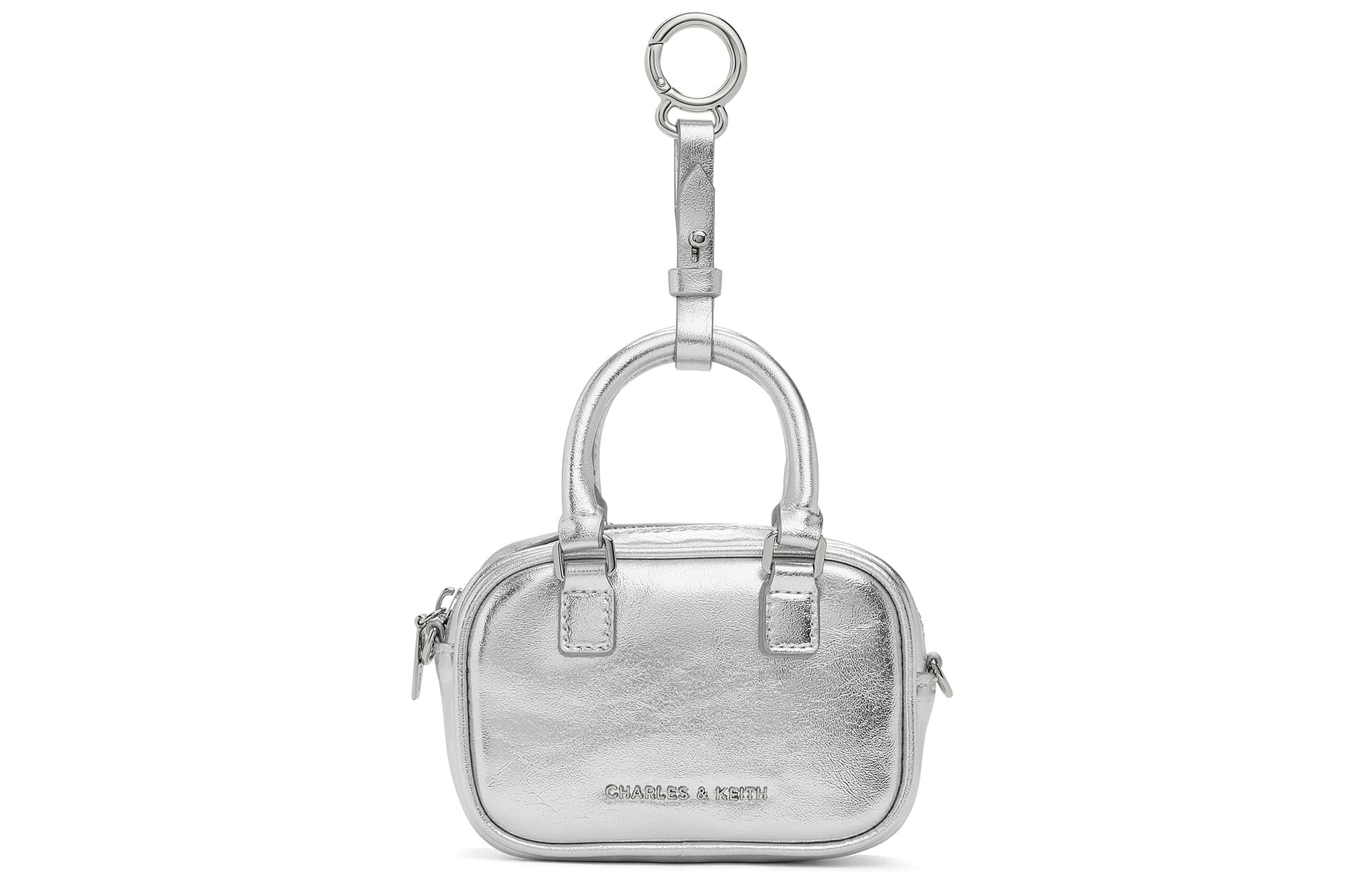 Сумка для наушников CHARLES&KEITH Мини-сумка на цепочке с чехлом для наушников PU Multi/Silver - изображение 4