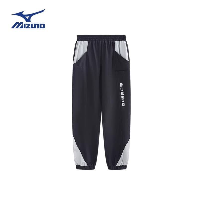 Mizuno Черные Детские Тренировочные Штаны - изображение 2