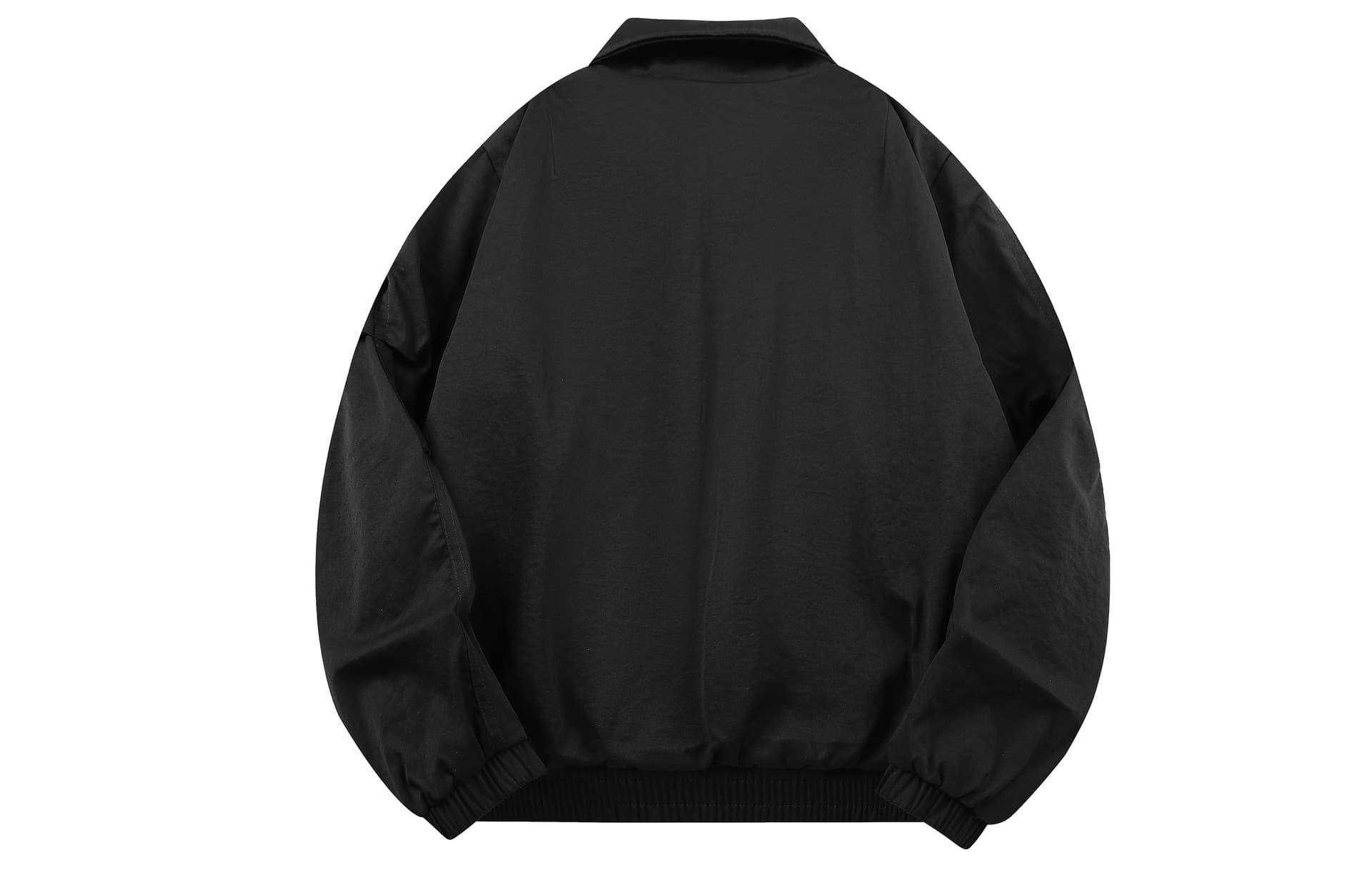 Куртка Kawasaki Американский уличный стиль Основные Cleanfit Принт с буквами Экстра свободный Повседневный Универсальный Преппи стиль Отложной воротник Длинный рукав Спущенное плечо Парный Куртки & Пальто Унисекс - изображение 2