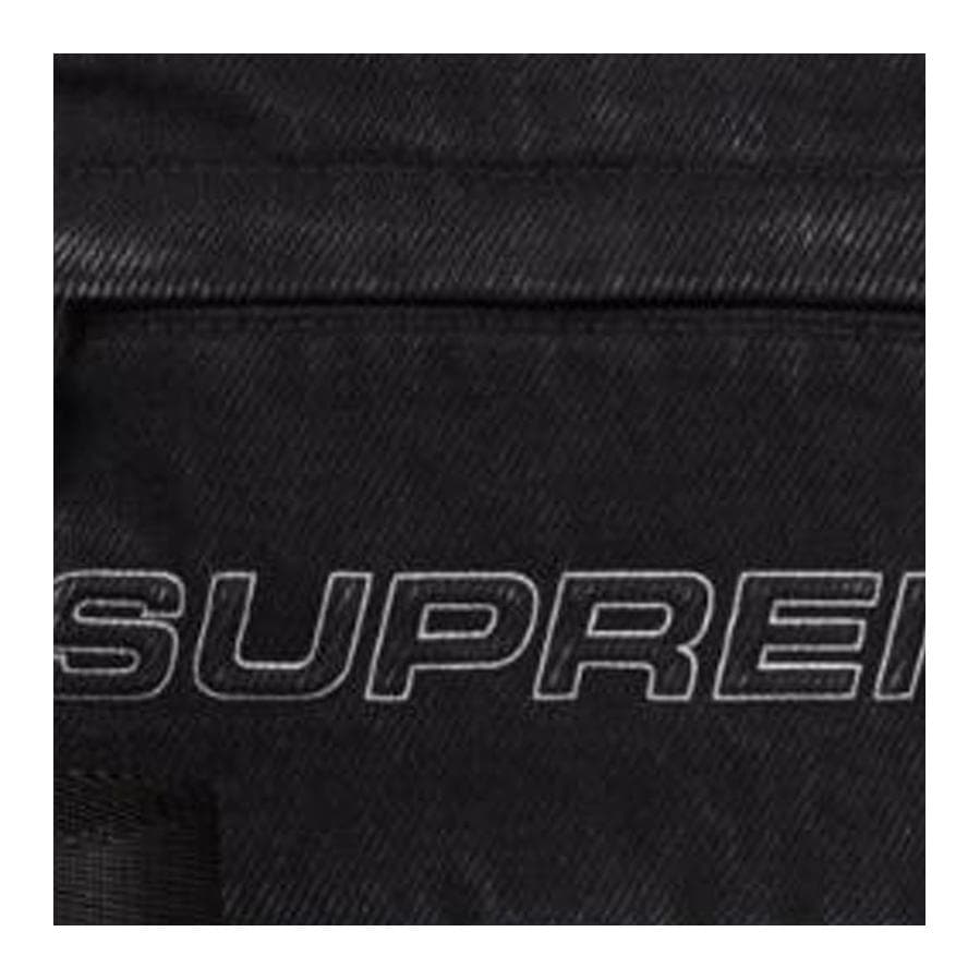 Сумка через плечо Supreme Хлопковая Сумка через плечо Мини Унисекс Черная - изображение 1