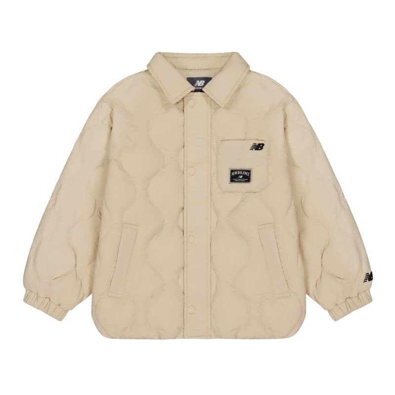 New Balance Хаки Kids Пуховики - изображение 1