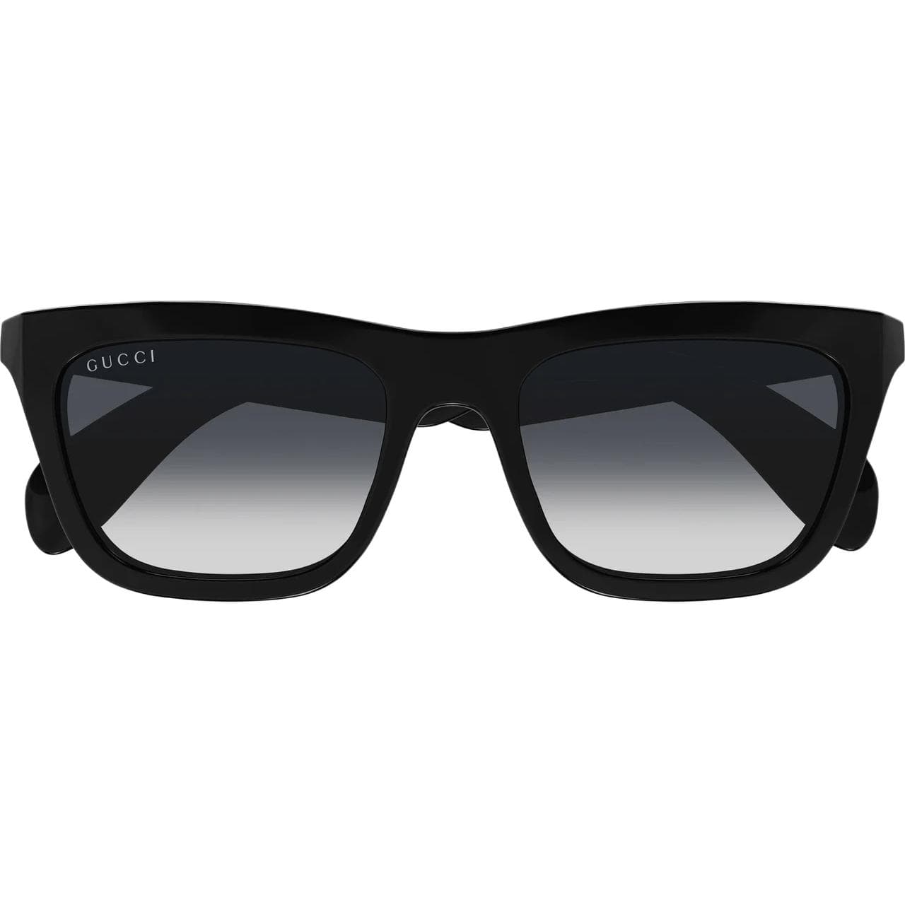 Солнцезащитные очки GUCCI Пластиковые квадратные солнцезащитные очки унисекс яркий черный - изображение 2