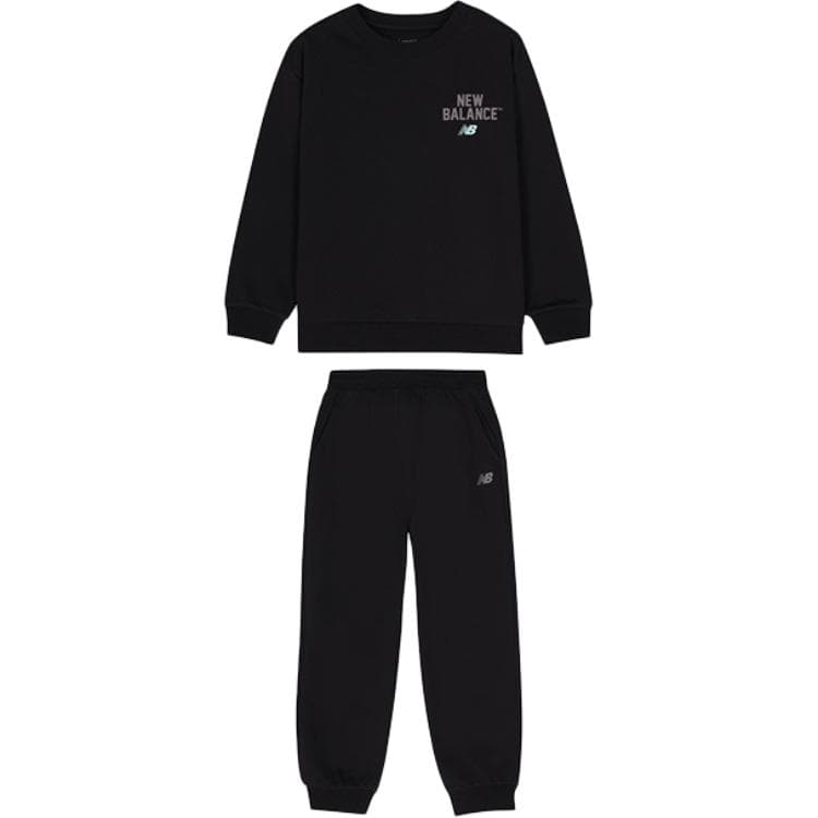 New Balance Повседневная Спортивная Одежда Флисовый Подклад Пуловер Термический Длинный Рукав - изображение 1