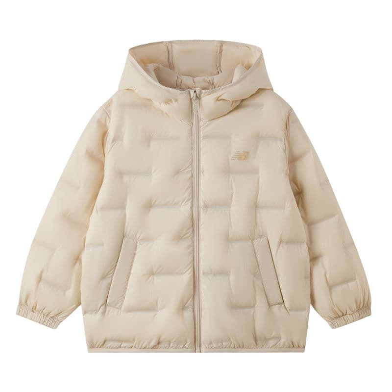 New Balance Light Beige Kids Down Jackets - изображение 1