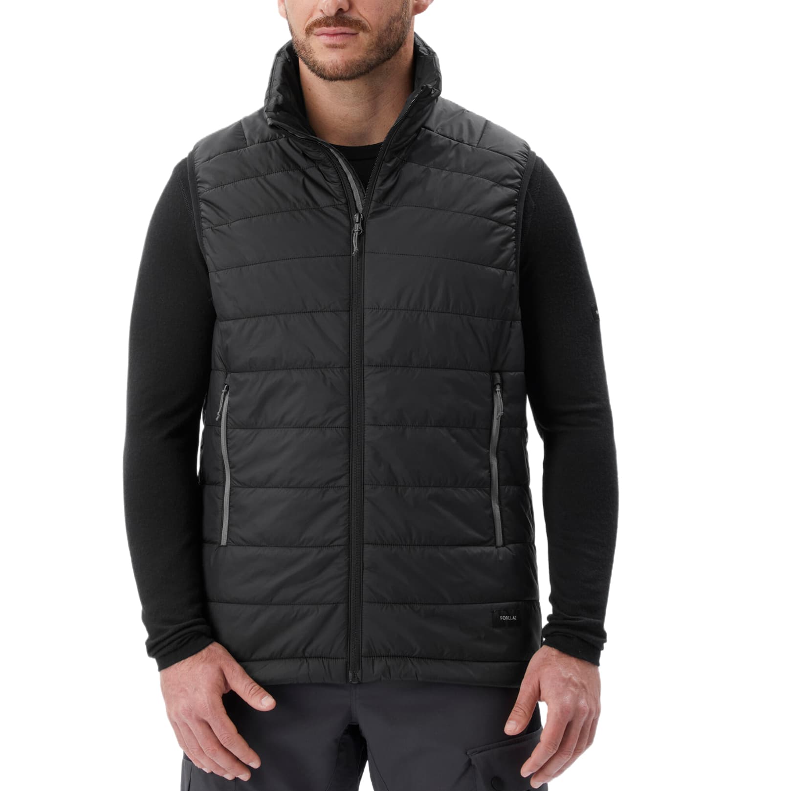 Жилет DECATHLON Мужские черные жилеты - изображение 1