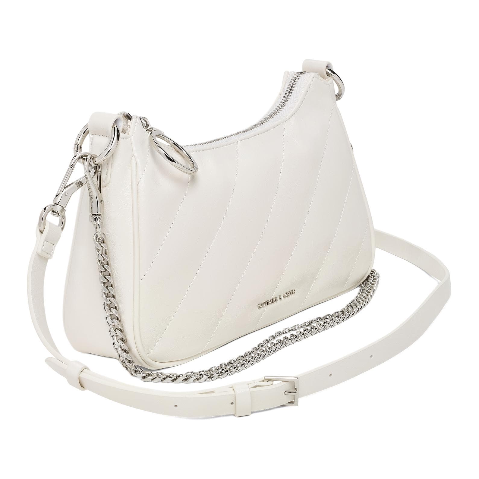 Мини-сумка CHARLES&KEITH Сумка с цепочкой на плечо через плечо PU Средний Многоцветный - изображение 2